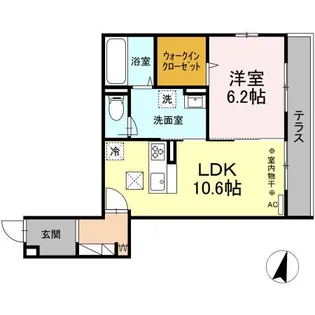 セッテ【1階】の間取り