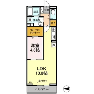 クレール.K【3階】の間取り