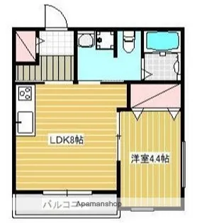 PAW TSUJIDO【2階】の間取り