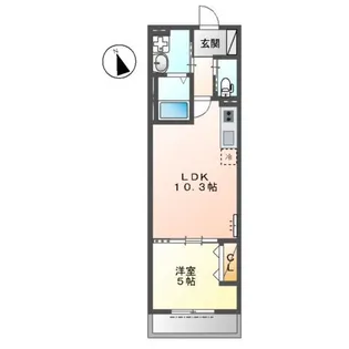 リオグランデ東戸塚【1階】の間取り