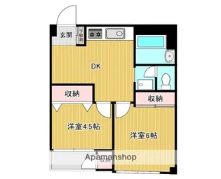 リファレンス元住吉【5階】の間取り