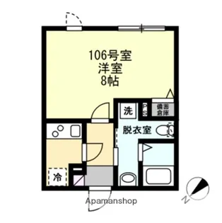 シールーム鵠沼海岸【1階】の間取り