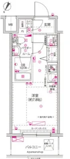 クラリッサ横浜シエル【5階】の間取り