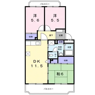 D.Y.東戸塚【3階】の間取り
