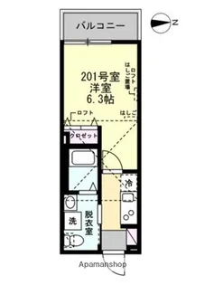 ベイルーム藤沢湘南台【2階】の間取り