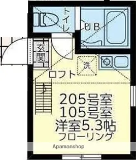 BRICKS三ツ境【1階】の間取り