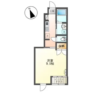 サニーサイド【1階】の間取り