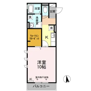 トネリコテラス 2【2階】の間取り