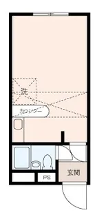 ベルピア馬堀海岸1ー3【2階】の間取り