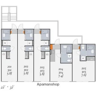 コート大和【3階】の間取り