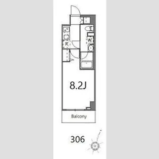 ティーステージジェイアール浜川崎【3階】の間取り