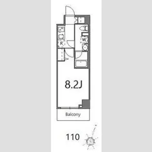 ティーステージジェイアール浜川崎【1階】の間取り