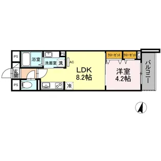 インコントリ【3階】の間取り