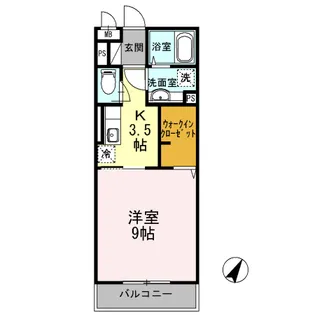 シュティルレーベン【3階】の間取り