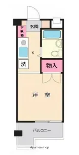 神奈川県横浜市神奈川区新子安1丁目【マンション】の間取り