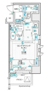デュオステージ藤沢【12階】の間取り