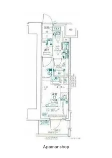 デュオステージ藤沢【10階】の間取り