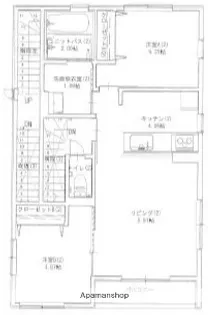 ラドゥーノ【2階】の間取り