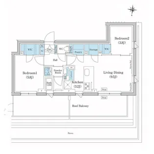 スタイリオ池上SOUTH【4階】の間取り