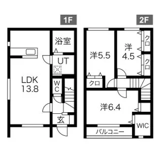 MERVEILLE Ⅲ【1階】の間取り