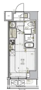 リライア横濱鶴見【5階】の間取り