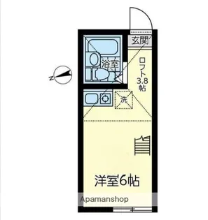ユナイト野島リオプラテンセ【2階】の間取り