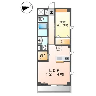 セントラルセブン【2階】の間取り