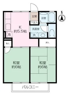ボーセジュール戸塚C【1階】の間取り