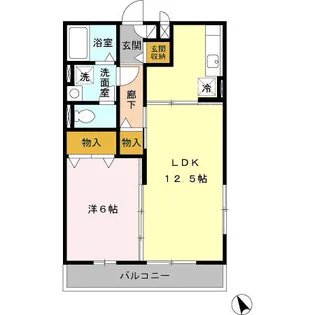 スカイハイツ【2階】の間取り