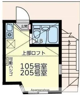 ユナイト根岸ジャトラ【2階】の間取り
