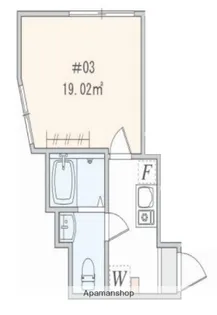 アザーレ・スフィーダ淵野辺【2階】の間取り
