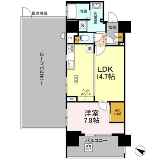 リーラ横浜川和町【3階】の間取り