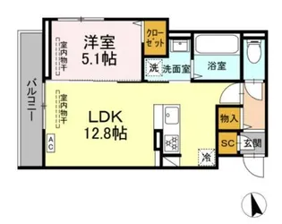 ロイヤルヒルズ【2階】の間取り