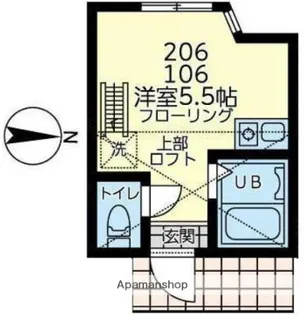 ユナイト戸部リフレクション【1階】の間取り