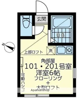 ユナイト上末吉グランドスラム【1階】の間取り
