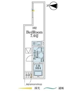 コンフォルト川崎【1階】の間取り