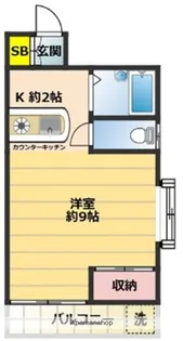 第2山美ビル【4階】の間取り