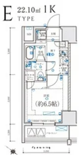LEXE横濱関内【6階】の間取り