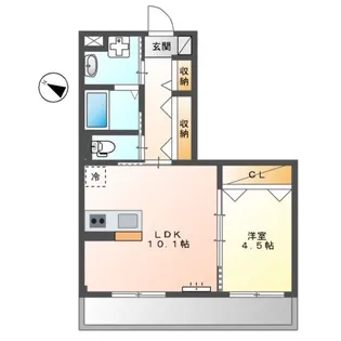 ATB松之内【3階】の間取り