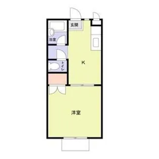 スカイブルー東海岸II【1階】の間取り