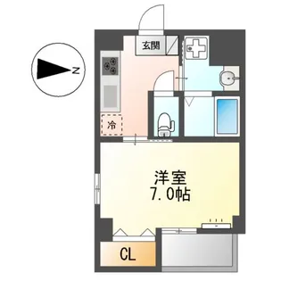 アプリコットC【3階】の間取り