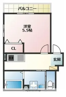キトラハイム大和【1階】の間取り