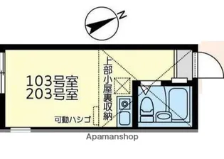 ブルーミー川崎【1階】の間取り
