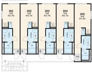 グラン橋本【2階】の間取り