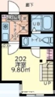 仮)シティハイツ三田【2階】の間取り