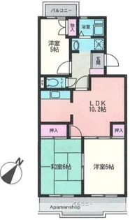 ホワイトハウス【2階】の間取り