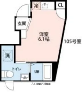 フェリオ小田急相模原【1階】の間取り