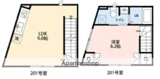 フェリオ小田急相模原【2階】の間取り