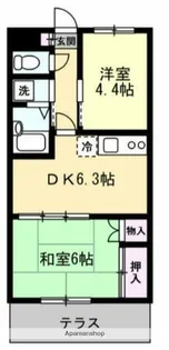 ミラドール綱島【1階】の間取り