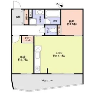 THE TAKASUNA KULTURC【2階】の間取り